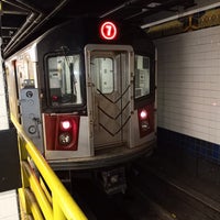 Photo taken at MTA Subway - 46th St/Bliss St (7) by JUAN C. on 2/2/2023