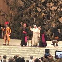 Photo taken at Pope Paul VI Audience Hall by Aleksandra K. on 12/19/2018