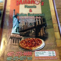Photo taken at Milano&amp;#39;s Bistro and Pizzeria by Shane S. on 10/14/2012