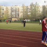 Photo taken at Футбольное Поле by Макс В. on 5/12/2013