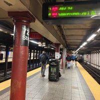 Photo taken at MTA Subway - 72nd St (1/2/3) by Sha F. on 6/27/2023
