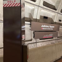 Photo taken at Judiciary Square Metro Station by Sha F. on 3/26/2023
