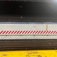 Photo taken at MTA Subway - York St (F) by Sha F. on 4/15/2023