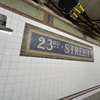 Photo taken at MTA Subway - 23rd St (R/W) by Sha F. on 4/5/2023