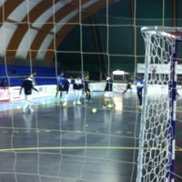 Photo taken at Futsal Arena by Giovanni B. on 1/19/2013