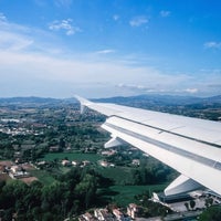 Photo taken at Aeroporto di Rimini Miramare (RMI) by Bader on 9/4/2022