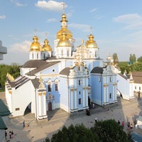 Photo taken at St. Michael&amp;#39;s Golden-Domed Monastery by Наталья Б. on 5/4/2013