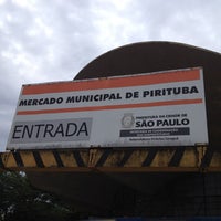 Photo taken at Mercado Municipal De Pirituba by Flávio N. on 1/12/2013