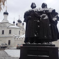 Photo taken at Памятник Петру и Февронии by Жанна М. on 10/27/2017