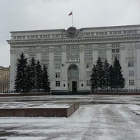 Photo taken at Администрация Кемеровской области, здание № 1 by Максим С. on 4/15/2013