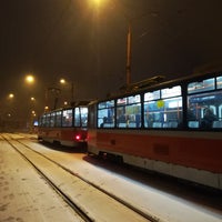 Photo taken at ŽST Vinohrady (tram, bus) by Kubes on 2/17/2018