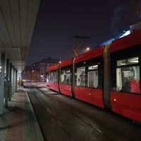 Photo taken at Trnavské mýto (tram, bus, trolleybus) by Kubes on 1/16/2018