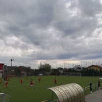 Photo taken at Futbalové ihrisko FKM by Kubes on 4/10/2018