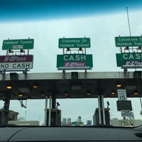 Photo taken at Holland Tunnel Toll Plaza by Andrea M. on 4/1/2018