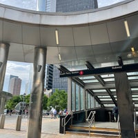Photo taken at MTA Subway - Whitehall St (R/W) by Andrea M. on 6/18/2021