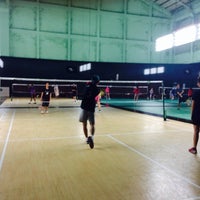 Photo taken at My House, Badminton Court (แบดมินตัน มายเฮ้าส์) by Jeep C. on 10/8/2013