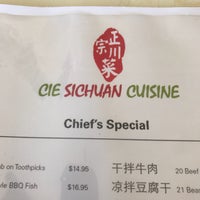 7/2/2017에 Mark S.님이 Cie Sichuan Cuisine에서 찍은 사진