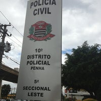 Photo taken at 10º Distrito Policial - Penha by Cristiano M. on 1/17/2013