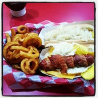 Photo taken at CJ&#39;s Hot Dogs by Dustin b. on 2/10/2013