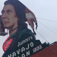 Photo taken at Johnny&amp;#39;s Navajo Hogan by Ruben G. on 3/12/2013