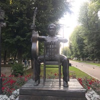 Photo taken at Памятник Владимиру Высоцкому by Anya K. on 8/3/2019
