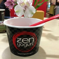 Photo taken at Zen Yogurt &amp;amp; Smoothies by Hannah F. on 1/23/2013