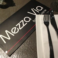 Photo taken at Mezza Via Italian Cuisine by Lachy G. on 5/1/2013