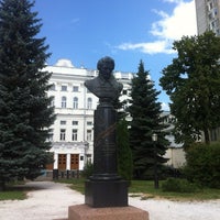 Photo taken at Памятник Лобачевскому by Nikita S. on 7/7/2013