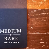Photo taken at Medium Rare Steak &amp;amp; Wine by Ben P. on 5/21/2022