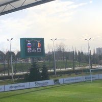 Photo taken at Стадион Академии ФК «Краснодар» by Сергей Ф. on 3/23/2019