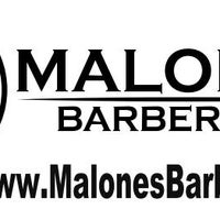 Photo taken at Malone&amp;#39;s Barber Shop by Loren H. on 2/11/2013