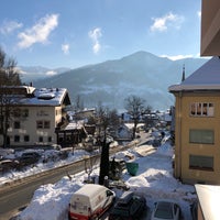 Photo taken at Hotel Stadt Wien Zell am See by Roy K. on 2/19/2018