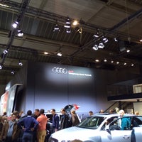Photo taken at Audi stand #BMS2014 by Gianni L. on 1/24/2014