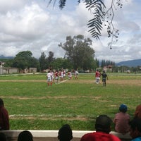 Photo taken at Campo de Futbol de Nazareno Etla. by George E. on 6/23/2013