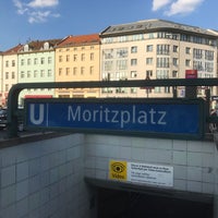 Photo taken at U Moritzplatz by Andreas S. on 5/22/2017