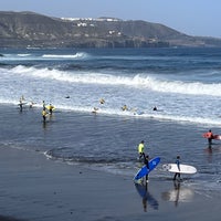 Photo taken at Las Canteras Beach by Gregory T. on 12/12/2023