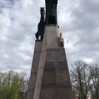 Photo taken at Great Duke Gediminas monument by Gregory T. on 4/25/2020