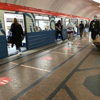 Photo taken at Остановка «Метро Сокол» by Gregory T. on 5/14/2021