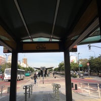 Photo taken at Metrobus - Estación Chile by Fati R. on 5/24/2016