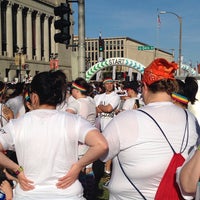 Photo taken at St. Louis Color Run by Lisa S. on 4/26/2014