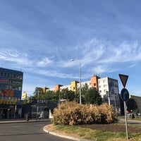 Photo taken at Petřiny (tram, bus) by Alžběta S. on 5/20/2018