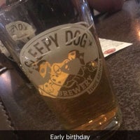 Photo taken at Sleepy Dog Saloon &amp;amp; Brewery by Lucy A. on 4/1/2018