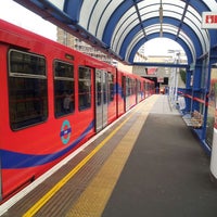 Photo taken at Bow Church DLR Station by Adam H. on 4/9/2013