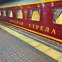 Photo taken at Поезд № 002/001 «Красная стрела» Москва — Санкт-Петербург by Павел Г. on 9/22/2021