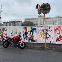 ラブライブ巨大壁画 Exhibit In 宇都宮市