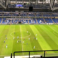 Photo taken at Central Stadium Dynamo named after Lev Yashin by maryinskiy on 3/2/2022