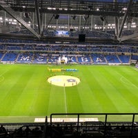 Photo taken at Central Stadium Dynamo named after Lev Yashin by maryinskiy on 11/21/2021
