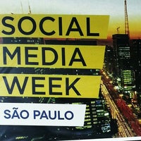 Photo taken at Social Media Week - SP by Leandro N. on 9/25/2013