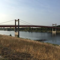 Photo taken at Jedleseer Brücke by Marina W. on 9/28/2016