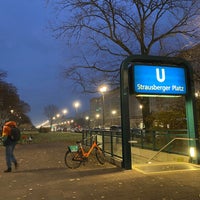 Photo taken at U Strausberger Platz by Menno J. on 12/16/2022